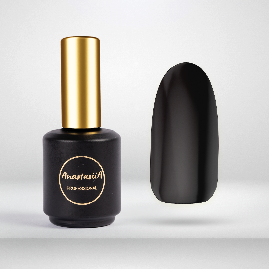 Gel Polish Super Black 15 ML - Azure Sands